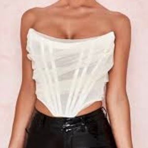 House of CB Melinda ivory corset